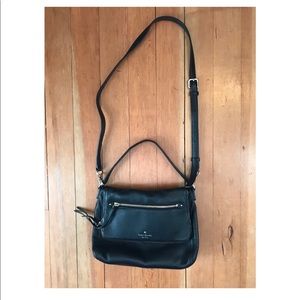 Kate Spade black leather bag